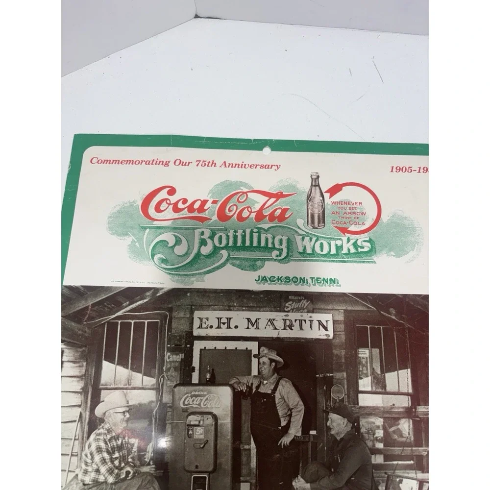 1973 +‎ 1980 Coca Cola Coke Advertising Calendar Bird Vintage Original Rare